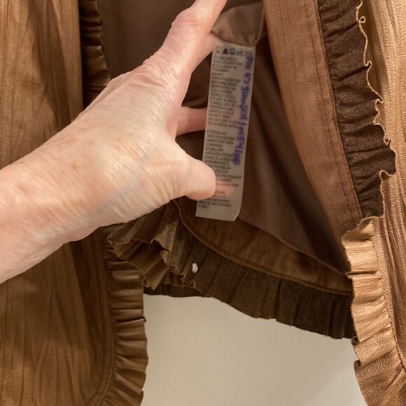 NEW Dress to Impress! Amazing Tan Jay jacket & NWD matched sleeveless top - Picture 5 of 13